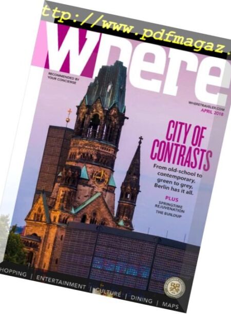 Where Berlin – May 2018 Cover