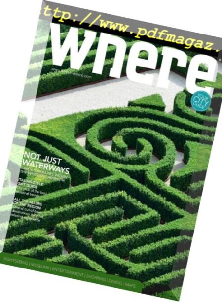 Where Venice – May 2018 Cover