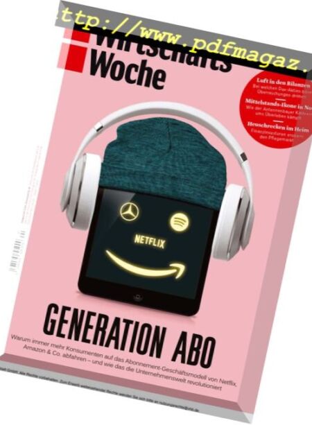 Wirtschaftswoche – 12 Mai 2018 Cover