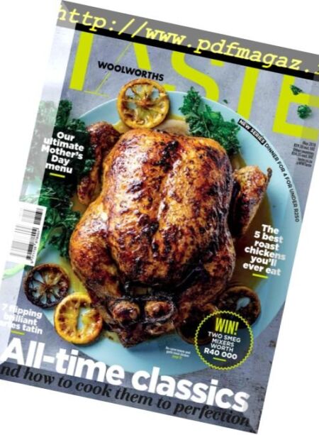 Woolworths Taste – April 2018 Cover