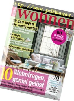 Zuhause Wohnen – Juli 2018