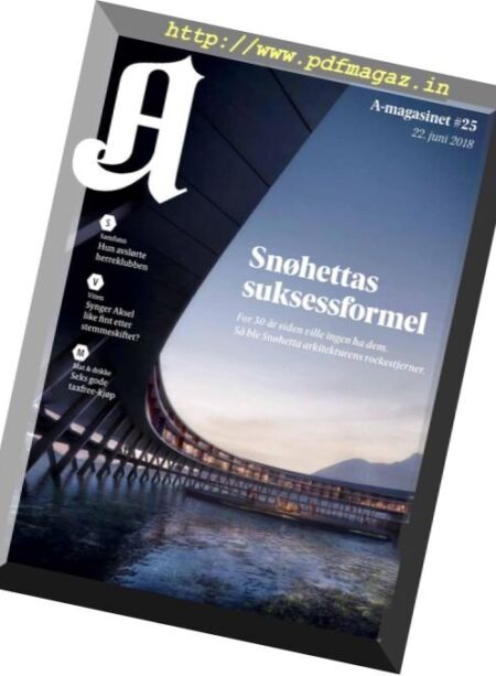 A-Magasinet – 22 juni 2018 Cover