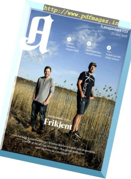 A-Magasinet – 25 mai 2018 Cover