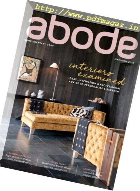 Abode – May-June 2018 Cover