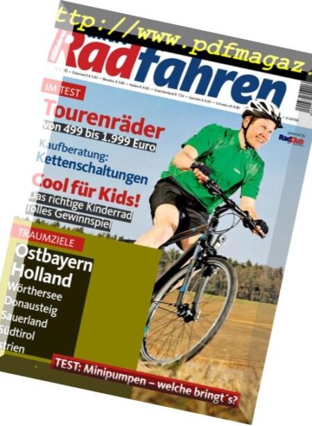 Active Radfahren – April 2014 Cover