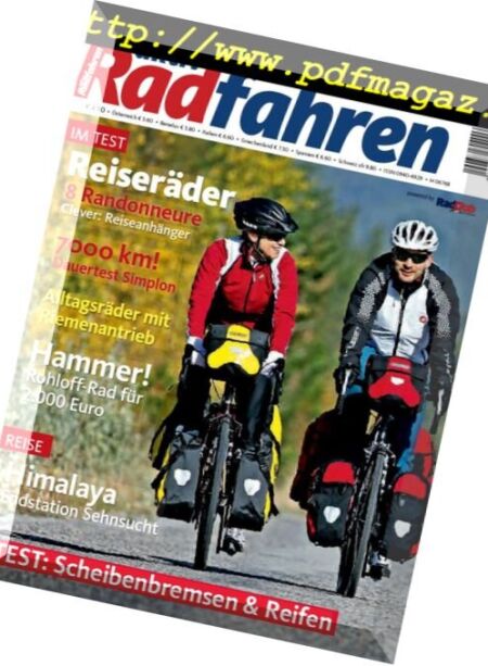 Active Radfahren – March 2014 Cover