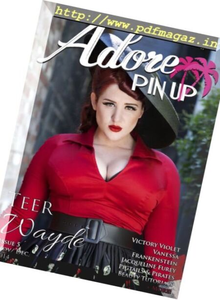 Adore Pin Up – November-December 2014 Cover