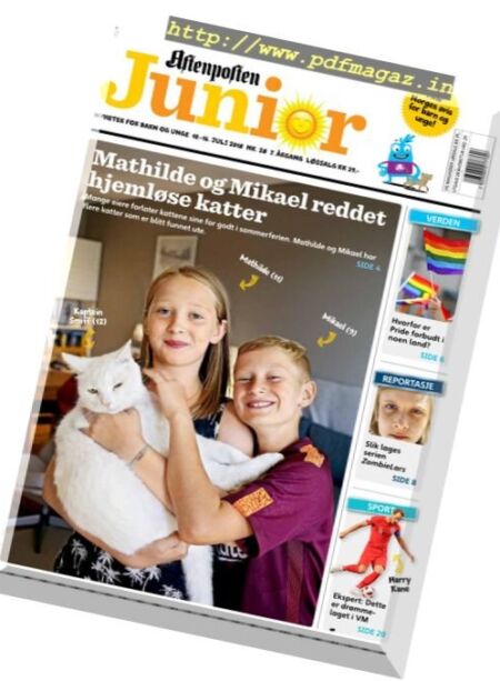 Aftenposten Junior – 10. juli 2018 Cover