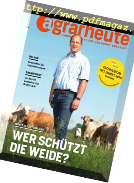Agrarheute – Juni 2018 Cover