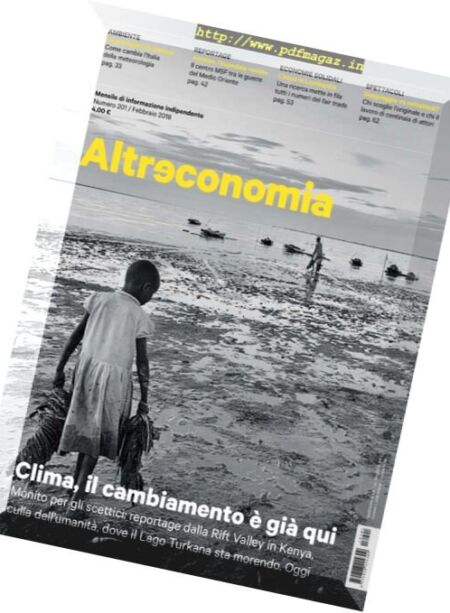Alterconomia – Febbraio 2018 Cover