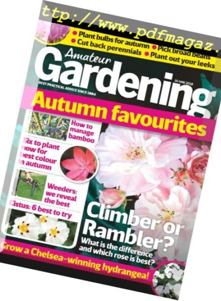 Amateur Gardening – 30 June 2018 Cover