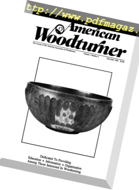 American Woodturner – December 1986 Cover