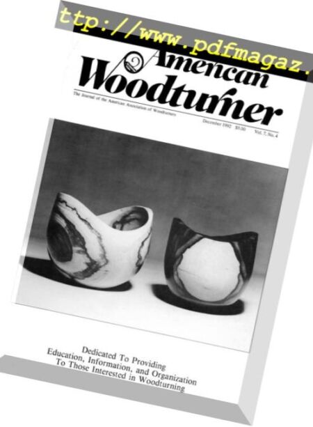 American Woodturner – December 1992 Cover