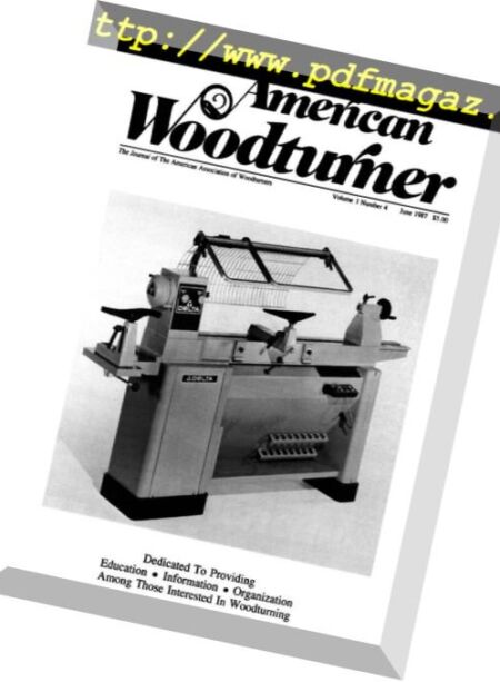 American Woodturner – June 1987 Cover
