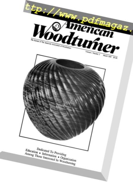 American Woodturner – March 1987 Cover