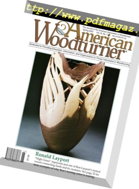 American Woodturner – Spring 2003 Cover