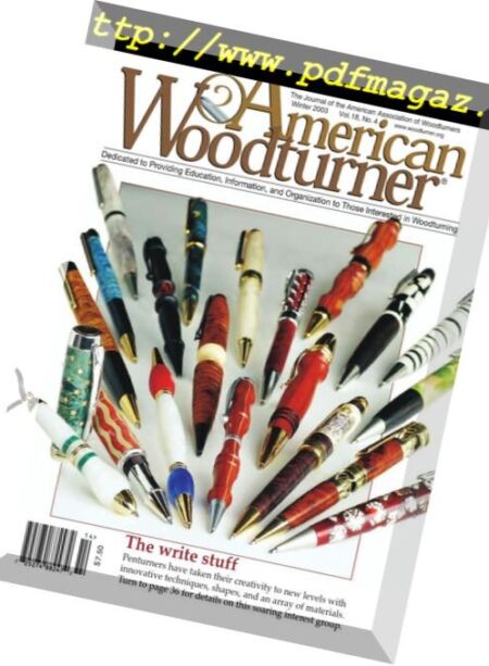 American Woodturner – Winter 2003 Cover