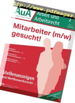Arbeit und Arbeitsrecht – Februar 2018