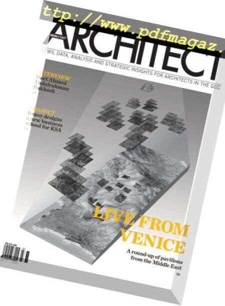Architect Middle East – July 2018 Cover