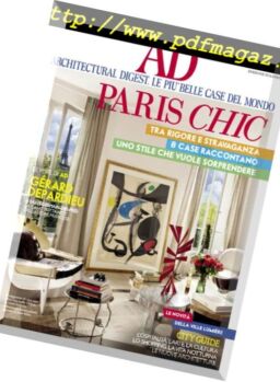 Architectural Digest Italy – Gennaio 2013