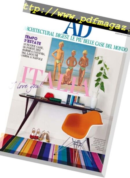Architectural Digest Italy – Luglio 2013 Cover