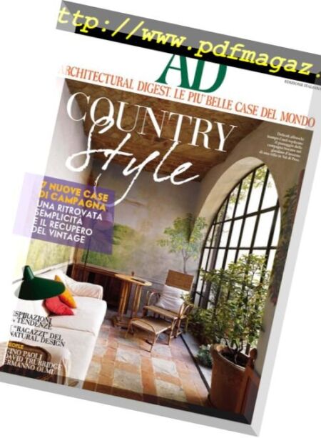 Architectural Digest Italy – Maggio 2013 Cover