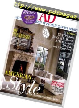 Architectural Digest Italy – Marzo 2013