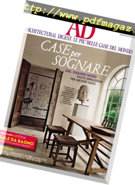 Architectural Digest Italy – Settembre 2013 Cover