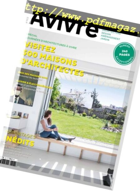 Architectures a vivre – juin 2018 Cover