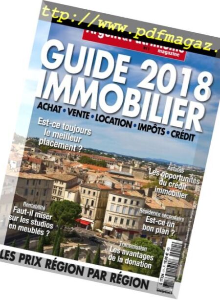 Argent & Patrimoine – juin 2018 Cover