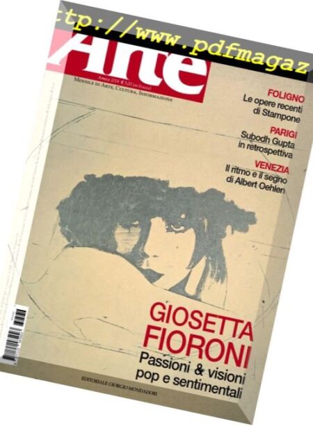 Arte – Aprile 2018 Cover