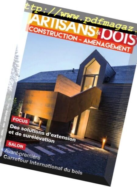 Artisans-Bois & Architecture – mai-juin 2018 Cover