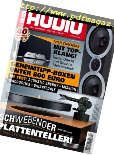 Audio – Juli 2018 Cover