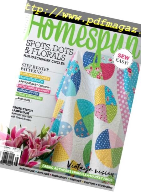 Australian Homespun – June 2018 Cover