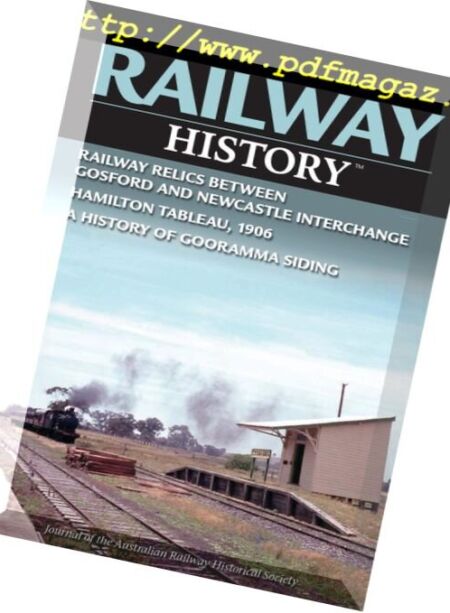 Australian Railway History – July 2018 Cover