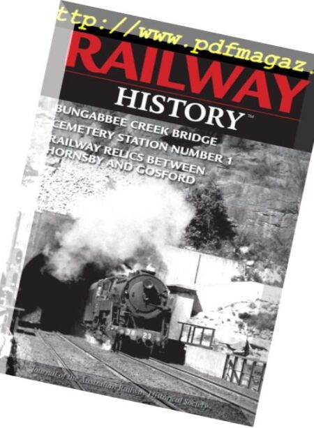 Australian Railway History – June 2018 Cover