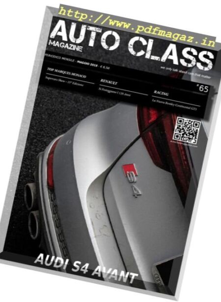 Auto Class Magazine – Maggio 2018 Cover