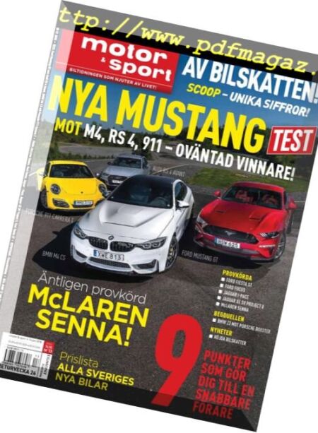 Auto Motor & Sport Sverige – 12 juni 2018 Cover