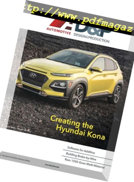 Automotive Design and Production – June 2018 Cover