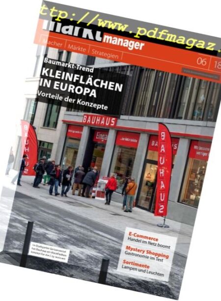 Baumarktmanager – Nr.6 2018 Cover