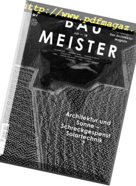 Baumeister – Juli 2018 Cover