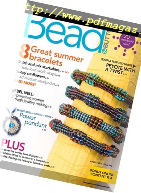 Bead & Button – August 2018 Cover