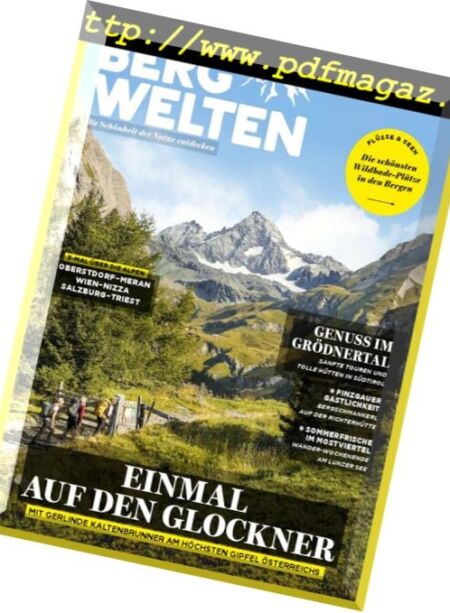 Bergwelten Austria – Juni-Juli 2018 Cover