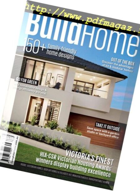 BuildHome Victoria – June 2018 Cover