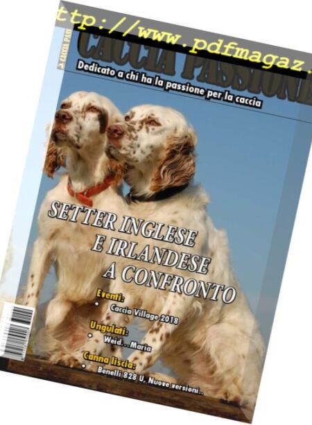 Caccia Passione – Maggio 2018 Cover