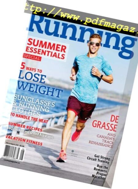 Canadian Running – July-August 2018 Cover