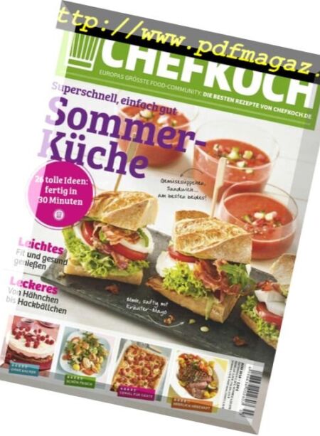 Chefkoch – Juni 2018 Cover