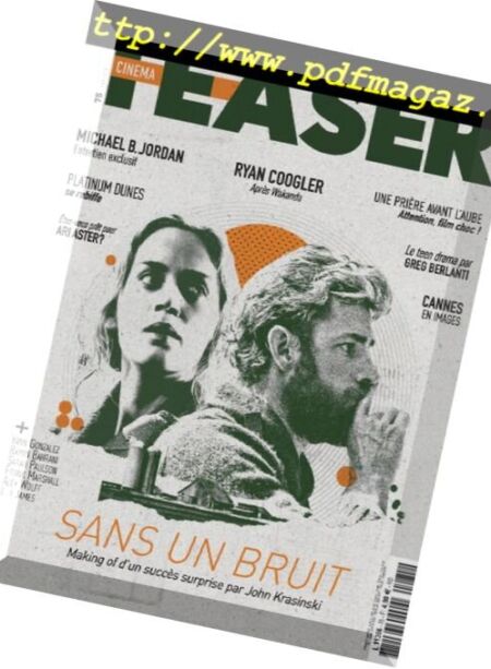 Cinema Teaser – juin 2018 Cover