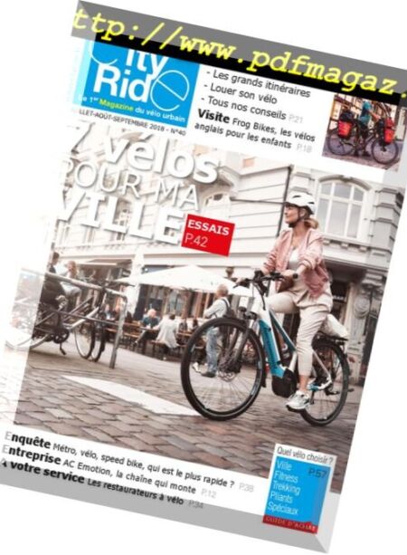 City Ride – juillet 2018 Cover