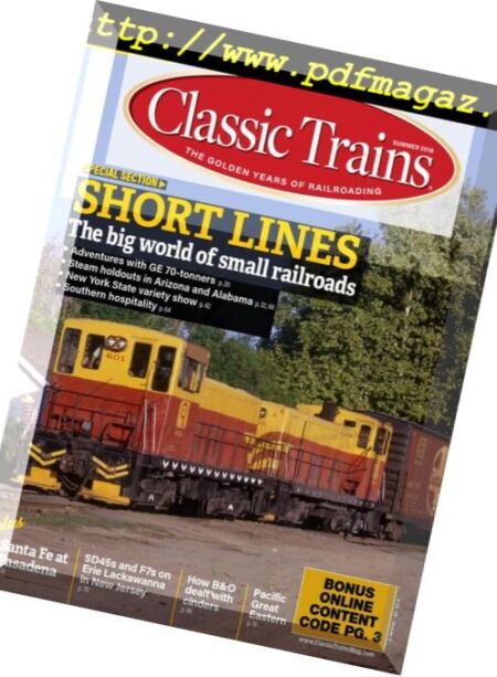 Classic Trains – Summer 2018 Cover